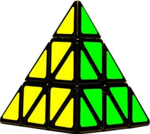 KOSTKA RUBIKA 3x3x3 Pyraminx M Magnetyczna Black MoYu Pyramid 3x3 Magnetic 