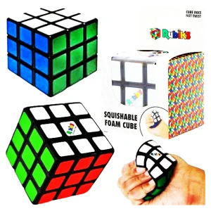 GNIOTEK ANTYSTRESOWY RUBIKS 3x3x3 KOSTKA RUBIKA 3x3x3 ANTYSTRESOWA SENSORYCZNA MAGICZNA GNIOTEK PIANKA STRES