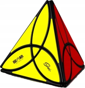 KOSTKA RUBIKA 3x3x3 Clover Pyraminx QiYi Pyramid
