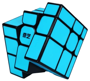 KOSTKA RUBIKA 3x3x3 QiYi Mirror Blocks Cube 3x3 Blue