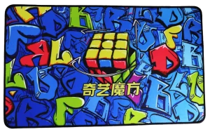 MATA QiYi Mat Grafitti DO UKŁADANIA KOSTEK RUBIKA Z UCHWYTEM NA TIMER PODKŁADKA