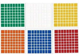 NAKLEJKI DO KOSTKI RUBIKA 8x8x8 WYMIENNE NAKLEJKI NA KOSTKĘ 8x8