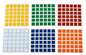 NAKLEJKI DO KOSTKI RUBIKA 6x6x6 WYMIENNE NAKLEJKI NA KOSTKĘ 6x6 SPEED CUBE