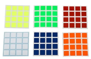 NAKLEJKI DO KOSTKI RUBIKA 4x4x4 WYMIENNE NAKLEJKI NA KOSTKĘ 4x4 SPEED CUBE