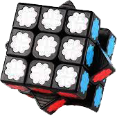 KOSTKA RUBIKA  Cubing Classroom Crystal Cube with Clover