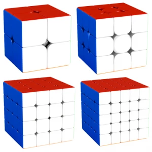 ZESTAW KOSTKA RUBIKA 2x2x2 3x3x3 4x4x4 5x5x5 MoYu