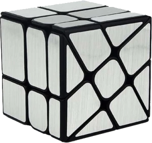 KOSTKA RUBIKA 3x3x3 Mirror Wind Silver MoYu 3x3
