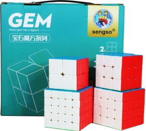 ZESTAW KOSTEK RUBIKA 2x2x2 3x3x3 4x4x4 5x5x5 Kostka Rubika