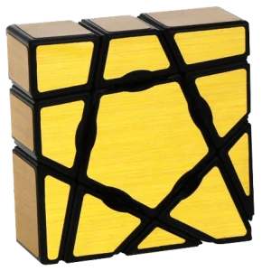 KOSTKA RUBIKA 3x3x3 YJ Ghost Cube Gold 3x3