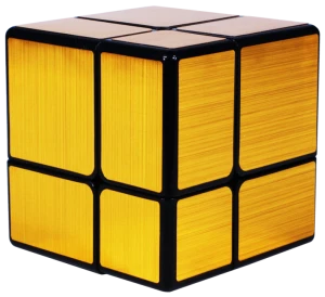 KOSTKA RUBIKA 2x2x2 Mirror 2x2 Gold QiYi