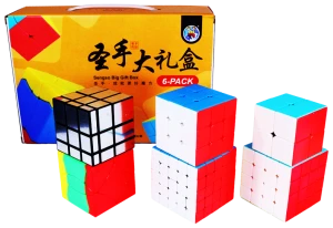 DUŻY ZESTAW KOSTKA RUBIKA 2x2x2 3x3x3 4x4x4 5x5x5 Mirror Phoenix ShengShou 